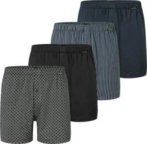 Schiesser Boxershorts 4er Pack Singel-Jersey (Spar-Set,
