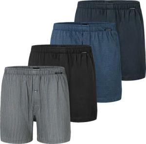 Schiesser Boxershorts 4er Pack Singel-Jersey (Spar-Set,