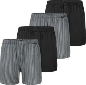 Schiesser Boxershorts 4er Pack Singel-Jersey (Spar-Set,