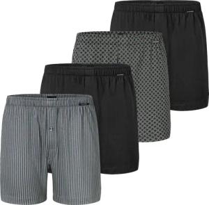 Schiesser Boxershorts 4er Pack Singel-Jersey (Spar-Set,