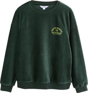 Next Sweater Weiches Grafik-Sweatshirt aus Micro-Cord