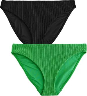 Next Bikini-Hose 2 Gerippte Bikinihosen mit