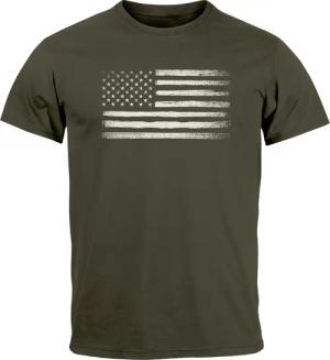 Neverless Print-Shirt Herren T-Shirt USA Flagge