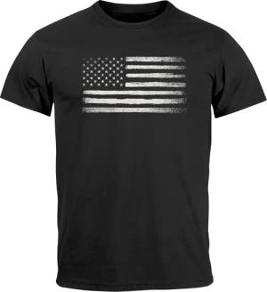 Neverless Print-Shirt Herren T-Shirt USA Flagge