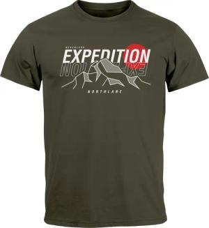 Neverless Print-Shirt Herren T-Shirt Outdoor Berge