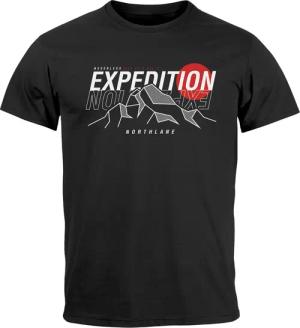 Neverless Print-Shirt Herren T-Shirt Outdoor Berge