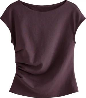 Next T-Shirt Drapiertes T-Shirt aus Jersey