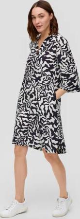 s.Oliver Maxikleid Blusenkleid aus Viskose