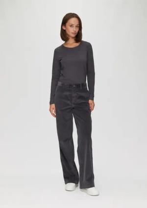 s.Oliver Stoffhose Weiche Cordhose mit Wide