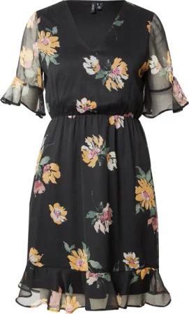Vero Moda Cocktailkleid VMSMILLA (1-tlg) Drapiert/gerafft