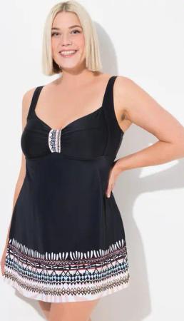 Ulla Popken Badekleid Badekleid Safariborte Softcups