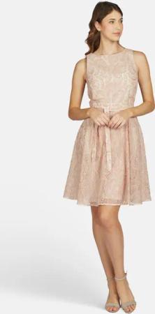 Kleo Cocktailkleid (1-tlg) mit Bindeschlaufe am