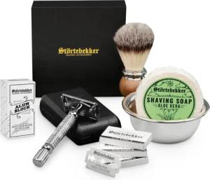 Störtebekker Rasierset - Rasierhobel 'Hamburg' (Silber)
