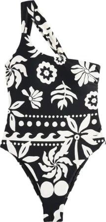 Next Badeanzug Bauchformender One-Shoulder-Badeanzug (1-St)