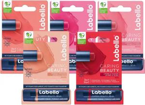 Labello Lippenpflegestift Lippenpflege Set CARING BEAUTY