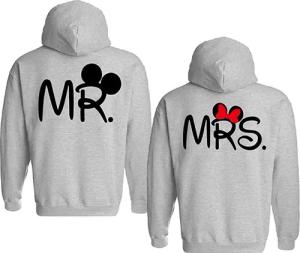 Couples Shop Kapuzenpullover Mr & Mrs