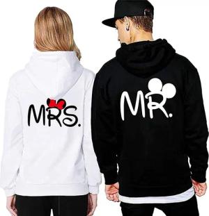Couples Shop Kapuzenpullover Mr & Mrs