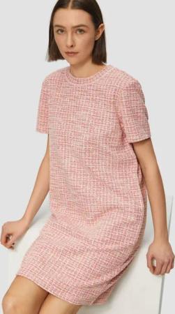 s.Oliver Minikleid Etuikleid aus Bouclé mit