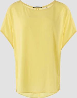 QS Kurzarmbluse Oversize-Bluse aus Viskose Cut