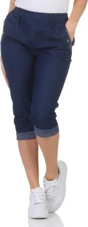 Aurela Damenmode 7/8-Caprijeans Damen Sommer Bermuda