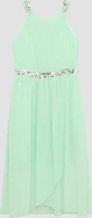 s.Oliver Maxikleid Midikleid aus Chiffon mit
