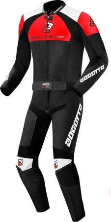 Bogotto Motorradkombi Losail 2-Teiler Motorrad Lederkombi