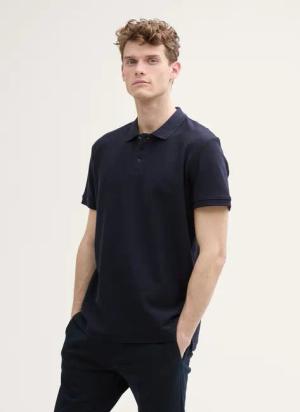 TOM TAILOR Poloshirt Jersey Poloshirt aus
