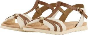 TOM TAILOR Flache Sandalen mit Stickereien
