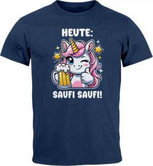 MoonWorks Print-Shirt Herren T-Shirt Alkohol Bier