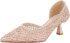 Ital-Design Elegante Pumps mit geflochtenem Design