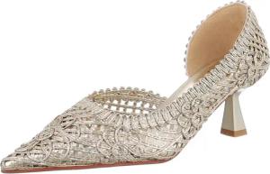 Ital-Design Elegante Pumps mit geflochtenem Design