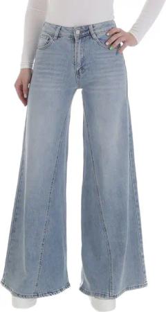 Ital-Design Bootcut-Jeans Weite Jeans für Damen