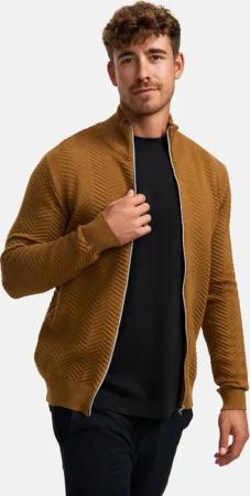Kronstadt Strickjacke KSCarlo Zip Fein-Strickjacke mit