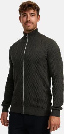 Kronstadt Strickjacke KSCarlo Zip Fein-Strickjacke mit
