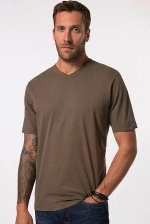 JP1880 T-Shirt T-Shirt Basic V-Ausschnitt bis