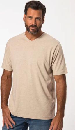 JP1880 T-Shirt T-Shirt Basic V-Ausschnitt bis