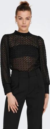 JACQUELINE de YONG Blusenshirt hoch geschlossen