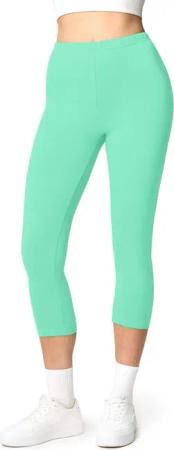 Ladeheid Leggings Damen 3/4 Capri Hose