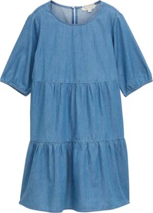 TOM TAILOR Sommerkleid Leichtes Mini-Jeanskleid
