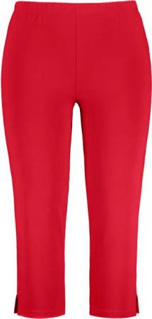Ulla Popken Funktionshose Caprihose 7/8-Länge Elastikbund