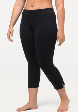 Ulla Popken Funktionshose Caprihose 7/8-Länge Elastikbund