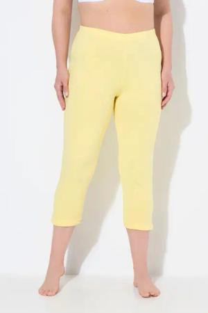 Ulla Popken Funktionshose Caprihose 7/8-Länge Elastikbund
