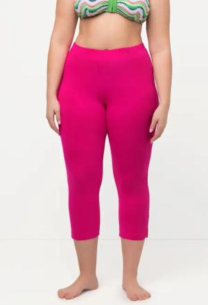 Ulla Popken Funktionshose Caprihose 7/8-Länge Elastikbund