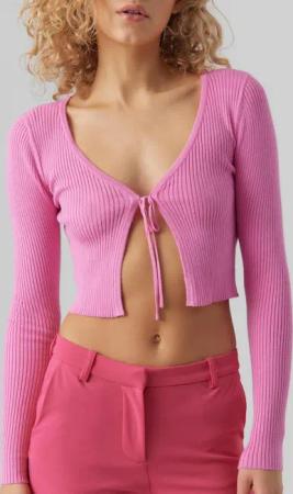 Vero Moda Cardigan Geripptes Design Strickjacke