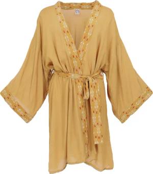 Guru-Shop Kimono Kurzer Kimono, Boho Kimonomantel