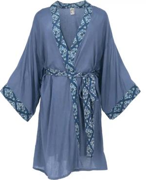 Guru-Shop Kimono Kurzer Kimono, Boho Kimonomantel