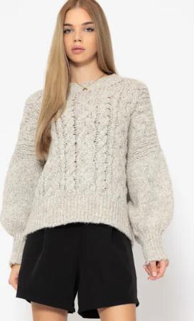 SASSYCLASSY Strickpullover Flauschiger Pullover Damen mit