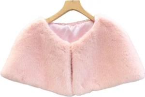 Refttenw Modeschal Damen Winter Kunstpelz Schal,