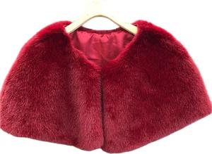 Refttenw Modeschal Damen Winter Kunstpelz Schal,