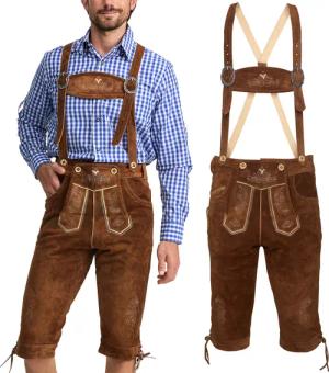 Steigenhöfer Manufaktur Trachtenlederhose "REINHOLD" Kniebund Trachtenhose